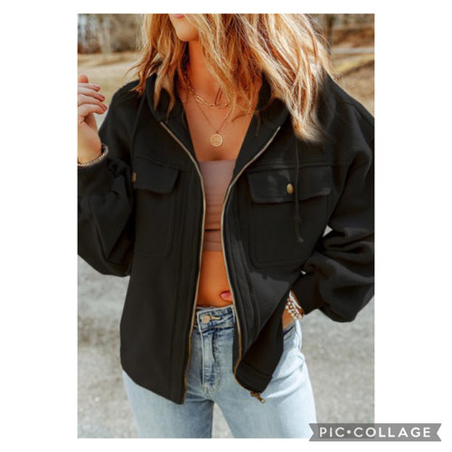 Black boyfriend jacket